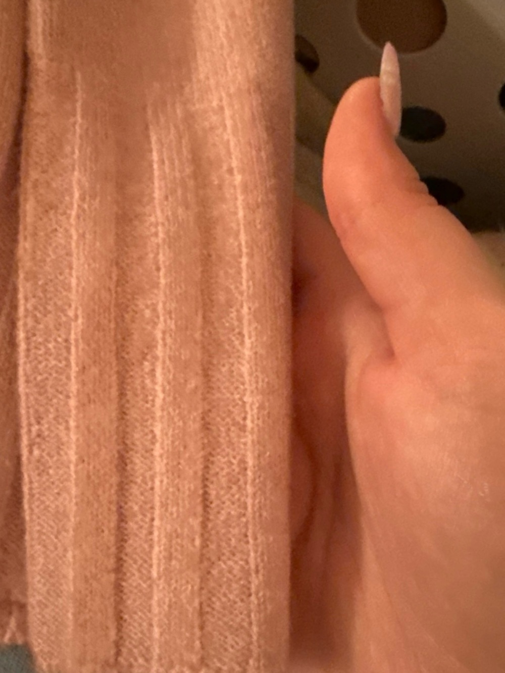 Haute Hippie Ribbed Knit Sweater in Dusty Pink